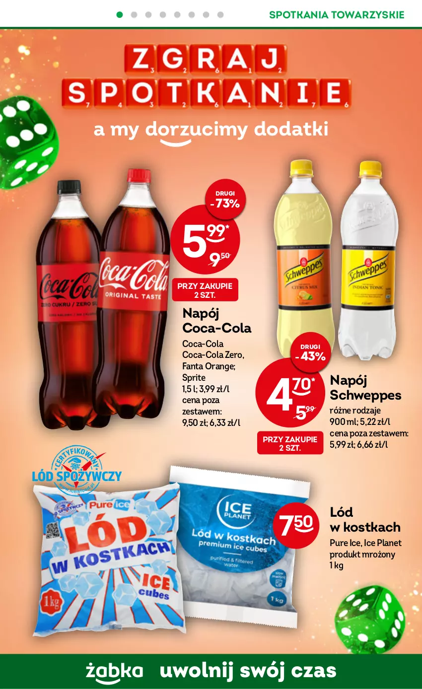 Gazetka promocyjna Żabka - ważna 15.03 do 21.03.2023 - strona 22 - produkty: Coca-Cola, Fa, Fanta, Napój, Pur, Schweppes, Sprite