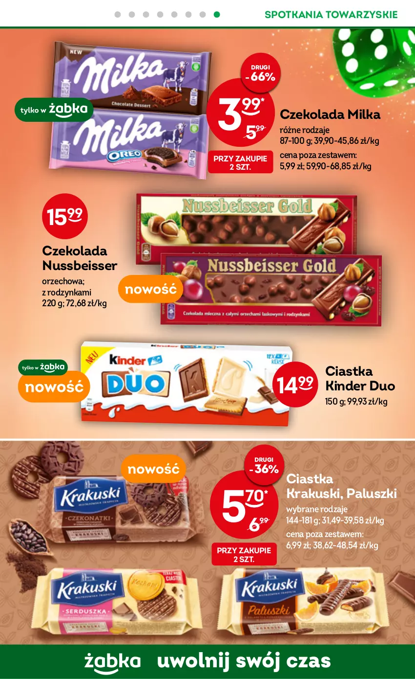 Gazetka promocyjna Żabka - ważna 15.03 do 21.03.2023 - strona 29 - produkty: Ciastka, Czekolada, Kinder, Krakus, Krakuski, Milka, Ser