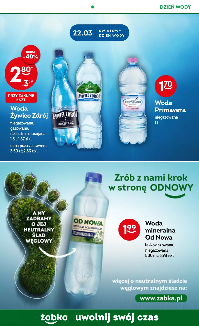 Gazetka promocyjna Żabka - ważna 15.03 do 21.03.2023 - strona 43 - produkty: Mus, Prima, Primavera, Woda, Woda mineralna