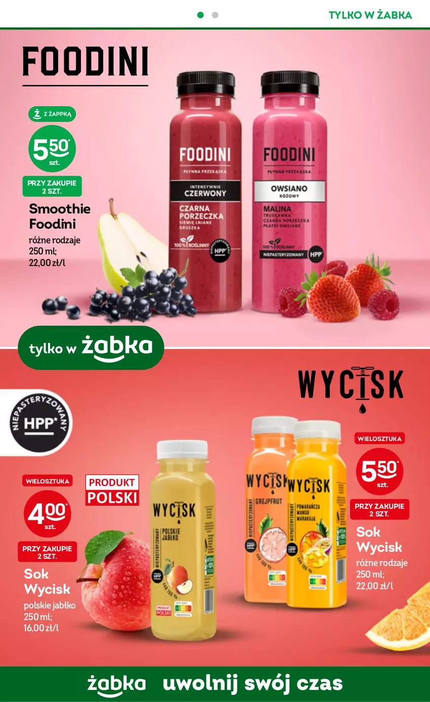 Gazetka promocyjna Żabka - ważna 15.03 do 21.03.2023 - strona 44 - produkty: Smoothie, Sok