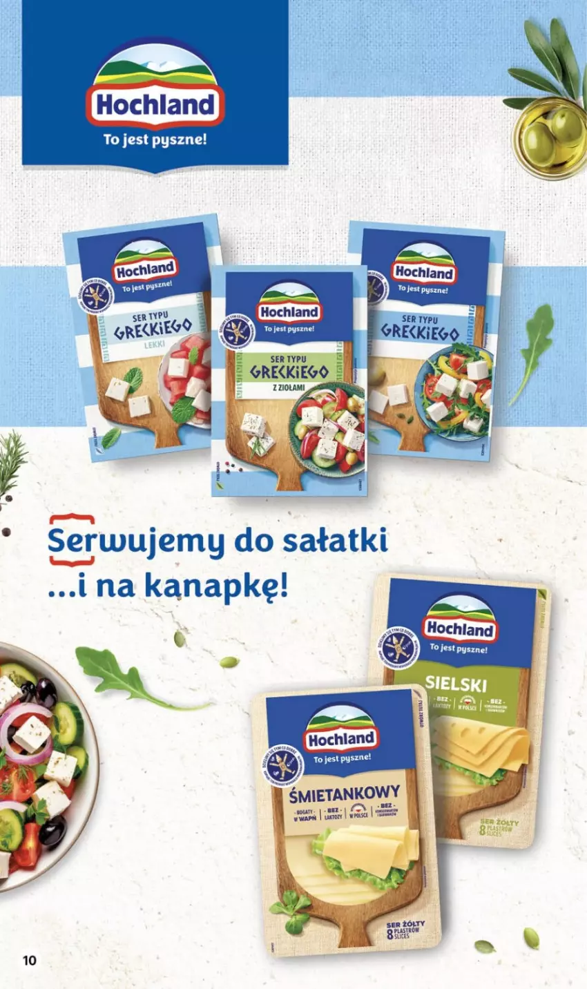 Gazetka promocyjna Delikatesy Centrum - #LATO DLA WSZYSTKICH w Delikatesach Centrum od 3 czerwca! 3-16.06.2024 - ważna 03.06 do 16.06.2024 - strona 10 - produkty: Hochland, Sałat, Ser