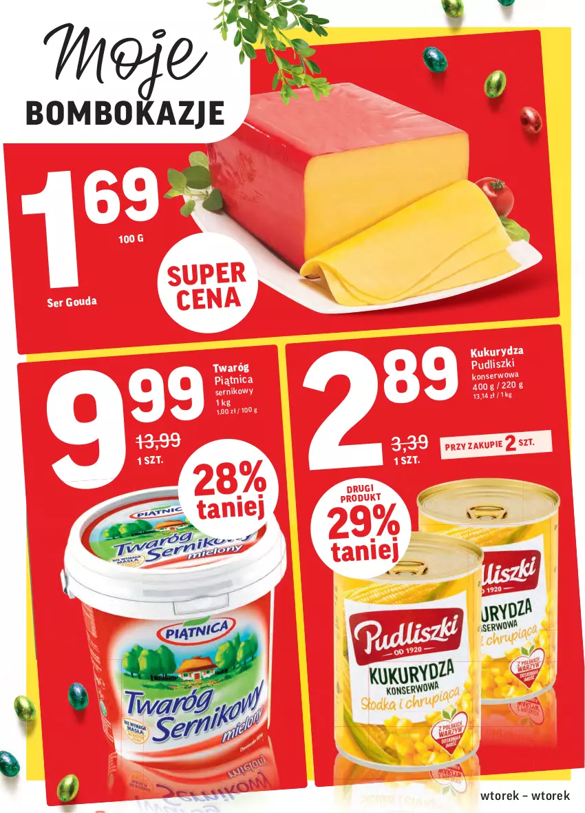 Gazetka promocyjna Intermarche - Wielkanoc - ważna 30.03 do 06.04.2021 - strona 2 - produkty: Gouda, Piątnica, Pudliszki, Ser, Twaróg