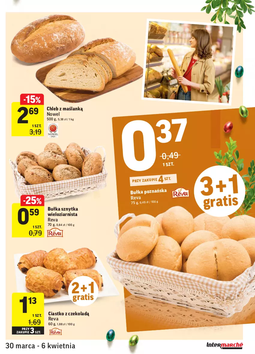 Gazetka promocyjna Intermarche - Wielkanoc - ważna 30.03 do 06.04.2021 - strona 25 - produkty: Bułka, Chleb, Gra