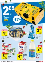 Gazetka promocyjna Intermarche - Wielkanoc - Gazetka - ważna od 06.04 do 06.04.2021 - strona 27 - produkty: Ser, Twaróg, Mlekovita, Ser pleśniowy, Lazur, Mleko