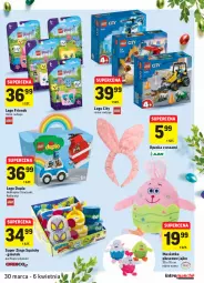 Gazetka promocyjna Intermarche - Wielkanoc - Gazetka - ważna od 06.04 do 06.04.2021 - strona 45 - produkty: Helikopter, Opaska, LEGO Friends, LEGO, LEGO City, Pluszak, LEGO Duplo