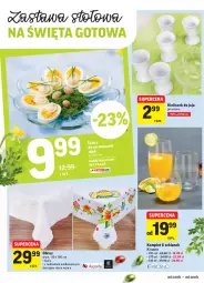 Gazetka promocyjna Intermarche - Wielkanoc - Gazetka - ważna od 06.04 do 06.04.2021 - strona 46 - produkty: Ser, Por, Jaja, LANA, Talerz, Kieliszek, Obrus