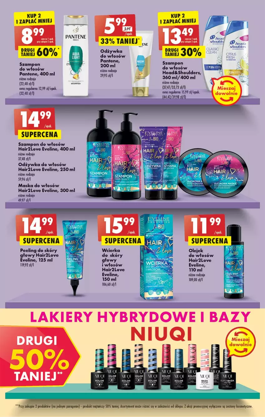 Gazetka promocyjna Biedronka - W tym tygodniu  PL - ważna 04.05 do 07.05.2022 - strona 51 - produkty: Eveline, Maska, Maska do włosów, Odżywka, Olej, Pantene, Peeling, Szampon