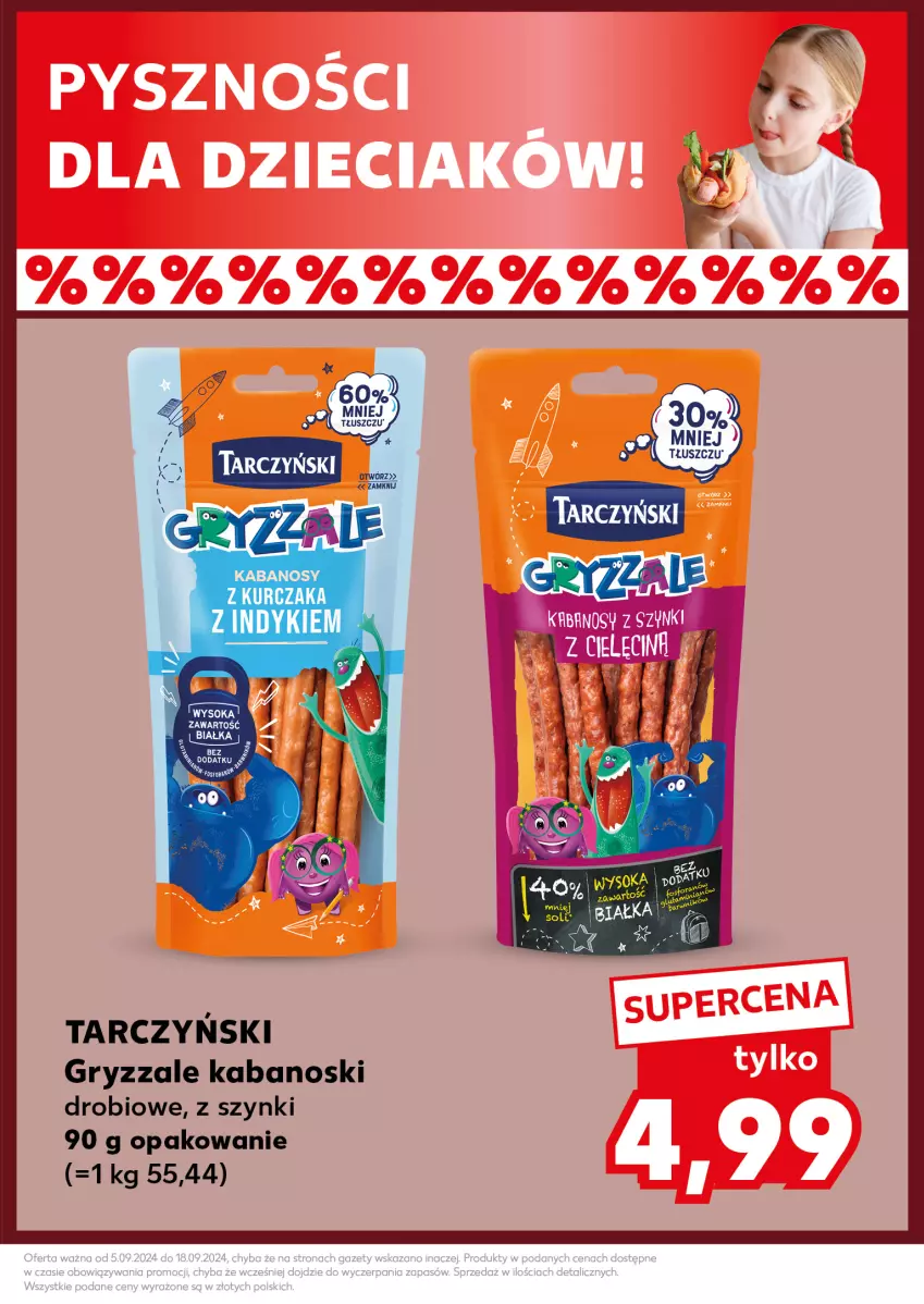 Gazetka promocyjna Kaufland - Kaufland - ważna 09.09 do 11.09.2024 - strona 15 - produkty: Gry, Kabanos, Kurczak, Sok, Tarczyński