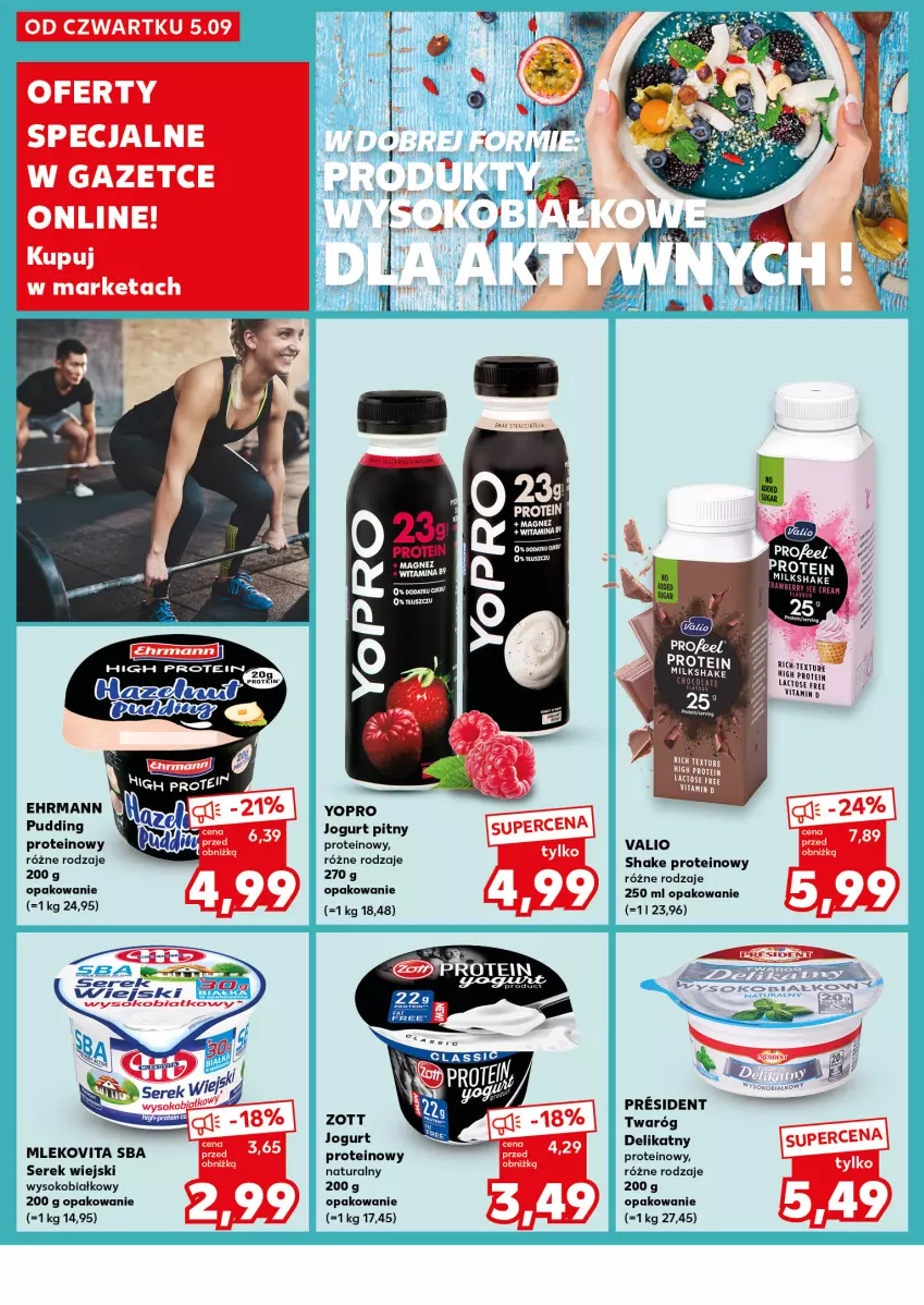 Gazetka promocyjna Kaufland - Kaufland - ważna 09.09 do 11.09.2024 - strona 20 - produkty: Jogurt, Jogurt pitny, Koc, Mleko, Mlekovita, Pudding, Ser, Serek, Serek wiejski, Sok, Twaróg, Twaróg delikatny, Zott