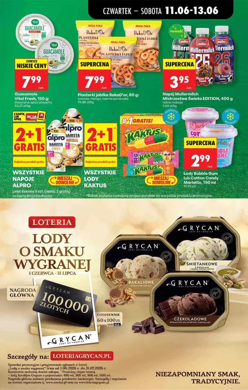 Gazetka promocyjna Biedronka - Od Czwartku - ważna 11.06 do 17.06.2026 - strona 11 - produkty: Fa, Gra, Gry, Jabłka, Jaja, Lody, Mango, Plasterki
