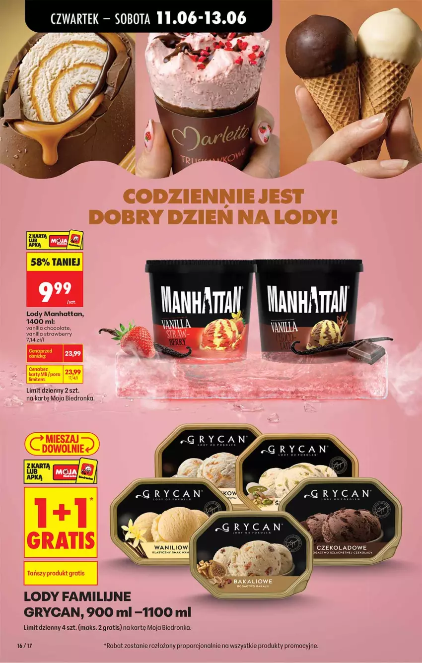 Gazetka promocyjna Biedronka - Od Czwartku - ważna 11.06 do 17.06.2026 - strona 16 - produkty: Fa, Gra, Gry, Lody, Mus, Por