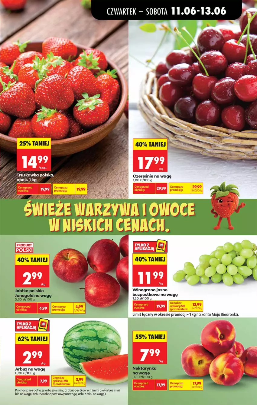 Gazetka promocyjna Biedronka - Od Czwartku - ważna 11.06 do 17.06.2026 - strona 19 - produkty: Arbuz, Wino