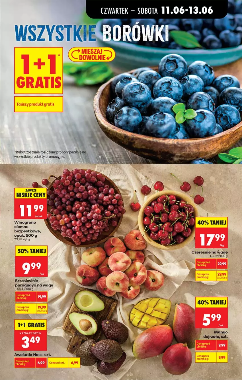 Gazetka promocyjna Biedronka - Od Czwartku - ważna 11.06 do 17.06.2026 - strona 21 - produkty: Brzoskwinie, Gra, Mango, Por, Wino