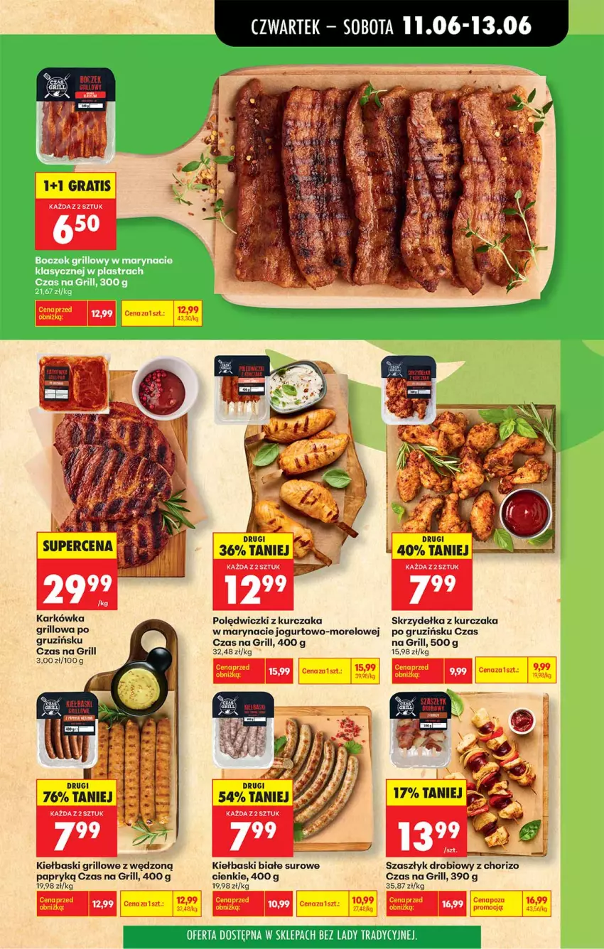 Gazetka promocyjna Biedronka - Od Czwartku - ważna 11.06 do 17.06.2026 - strona 25 - produkty: Grill, Jogurt, Kiełbaski białe, Kurczak, Polędwiczki z kurczaka, Skrzydełka z kurczaka