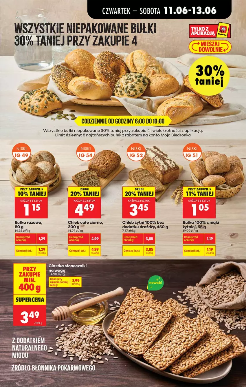 Gazetka promocyjna Biedronka - Od Czwartku - ważna 11.06 do 17.06.2026 - strona 29 - produkty: Bułka, Chleb, Ciastka