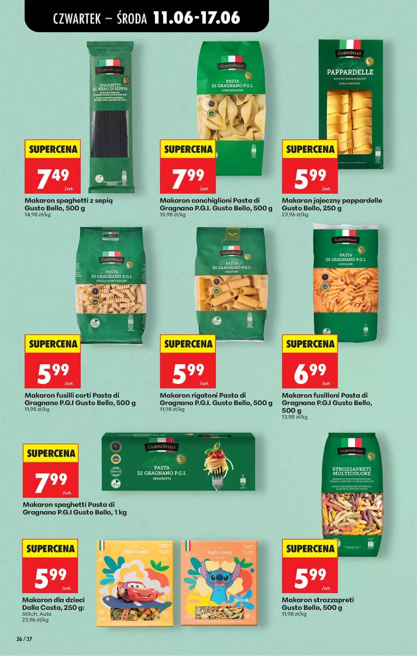 Gazetka promocyjna Biedronka - Od Czwartku - ważna 11.06 do 17.06.2026 - strona 36 - produkty: Bell, Dell, Dzieci, Gra, Lion, Makaron, Spaghetti