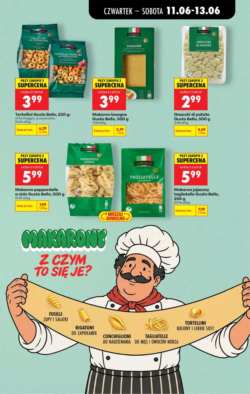 Gazetka promocyjna Biedronka - Od Czwartku - ważna 11.06 do 17.06.2026 - strona 37 - produkty: Bell, Dell, Fa, Gnocchi, Lasagne, Lion, Maggi, Makaron, Prosciutto, Sałat, Tagliatelle