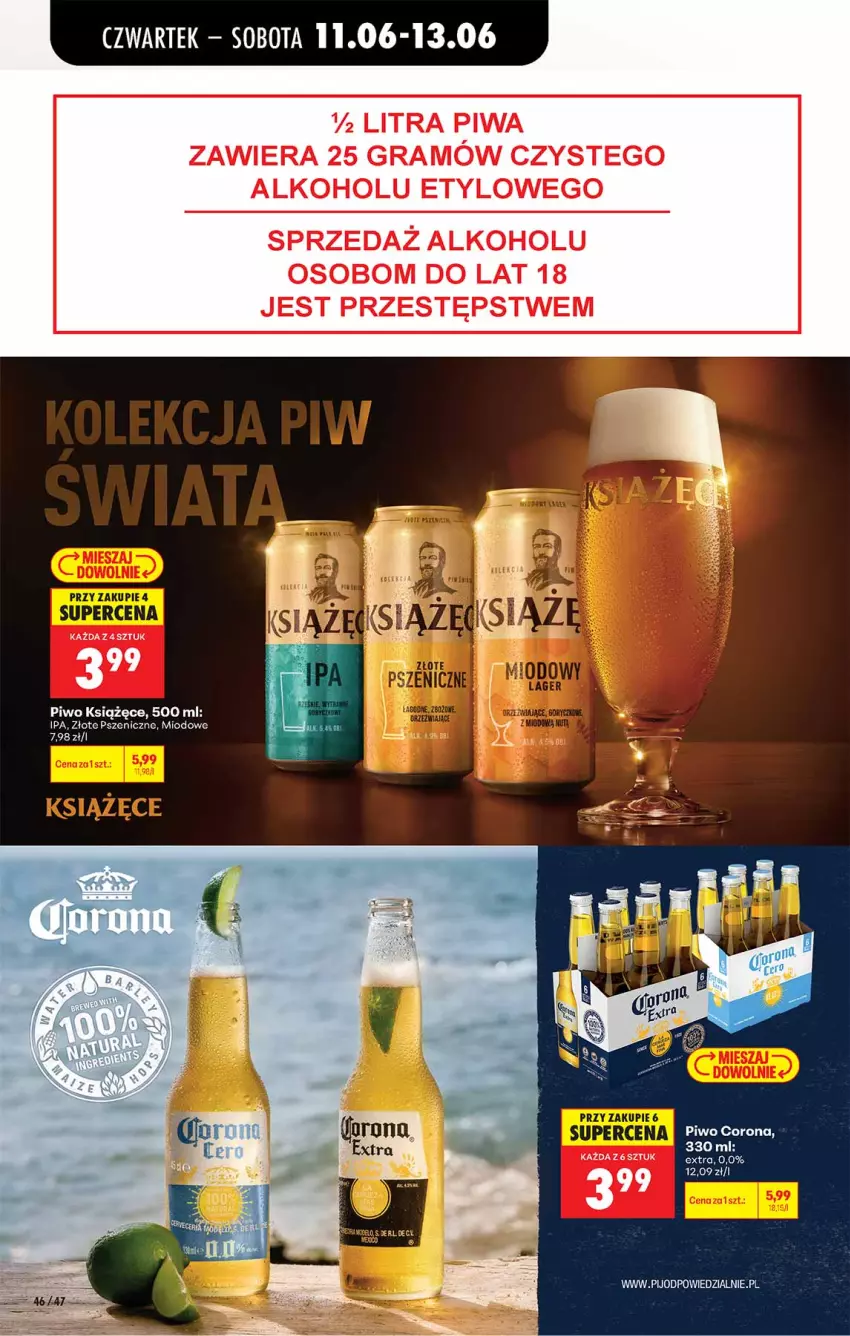 Gazetka promocyjna Biedronka - Od Czwartku - ważna 11.06 do 17.06.2026 - strona 46 - produkty: Książęce, Piwo