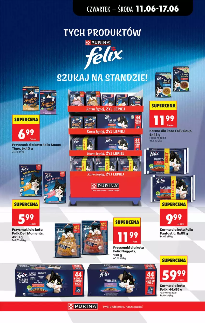 Gazetka promocyjna Biedronka - Od Czwartku - ważna 11.06 do 17.06.2026 - strona 55 - produkty: Fa, Fanta, Felix, Moments, Przysmak dla kota, Przysmaki, Pur, Purina