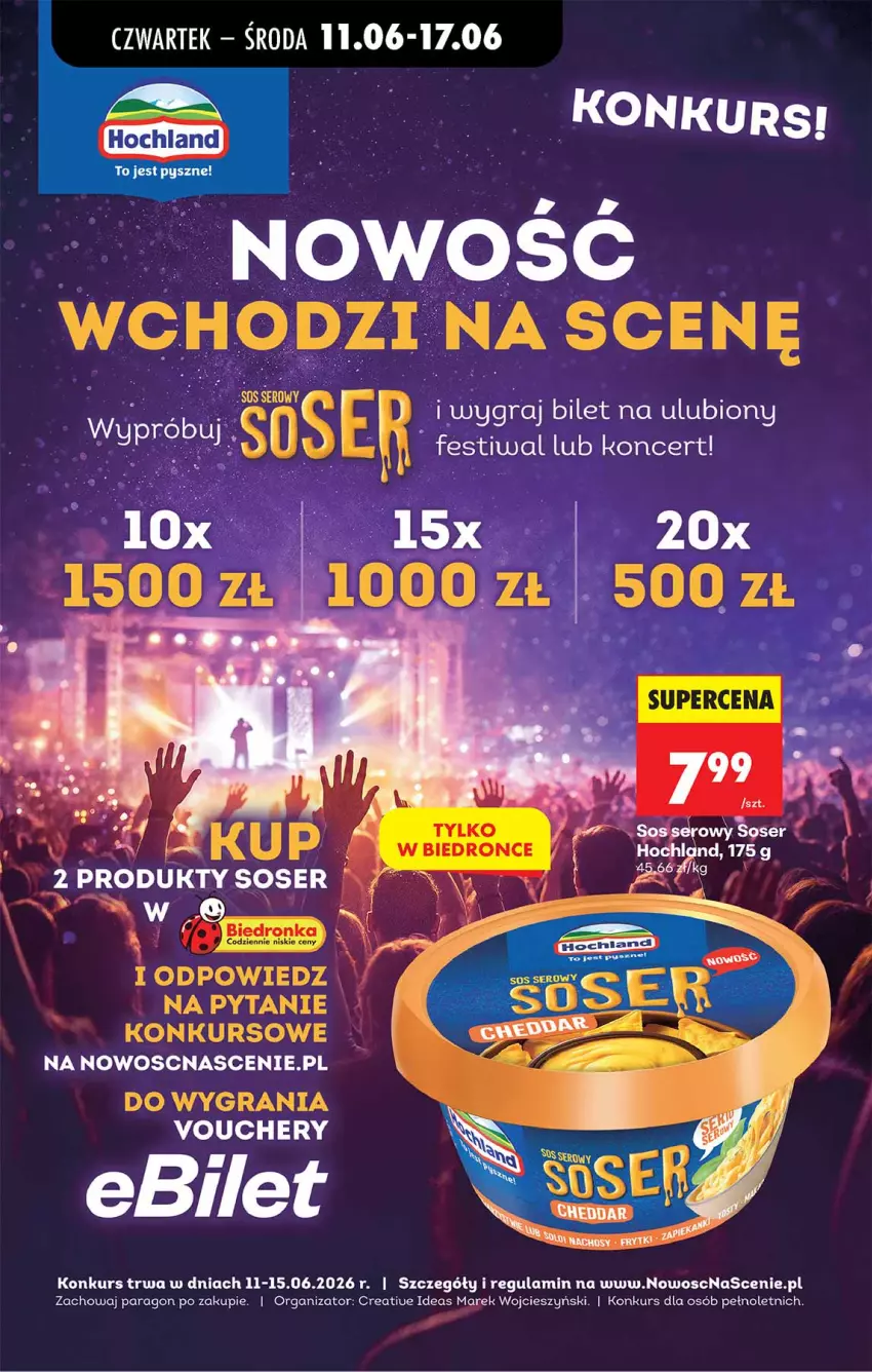 Gazetka promocyjna Biedronka - Od Czwartku - ważna 11.06 do 17.06.2026 - strona 62 - produkty: Gra, Ser, Sos