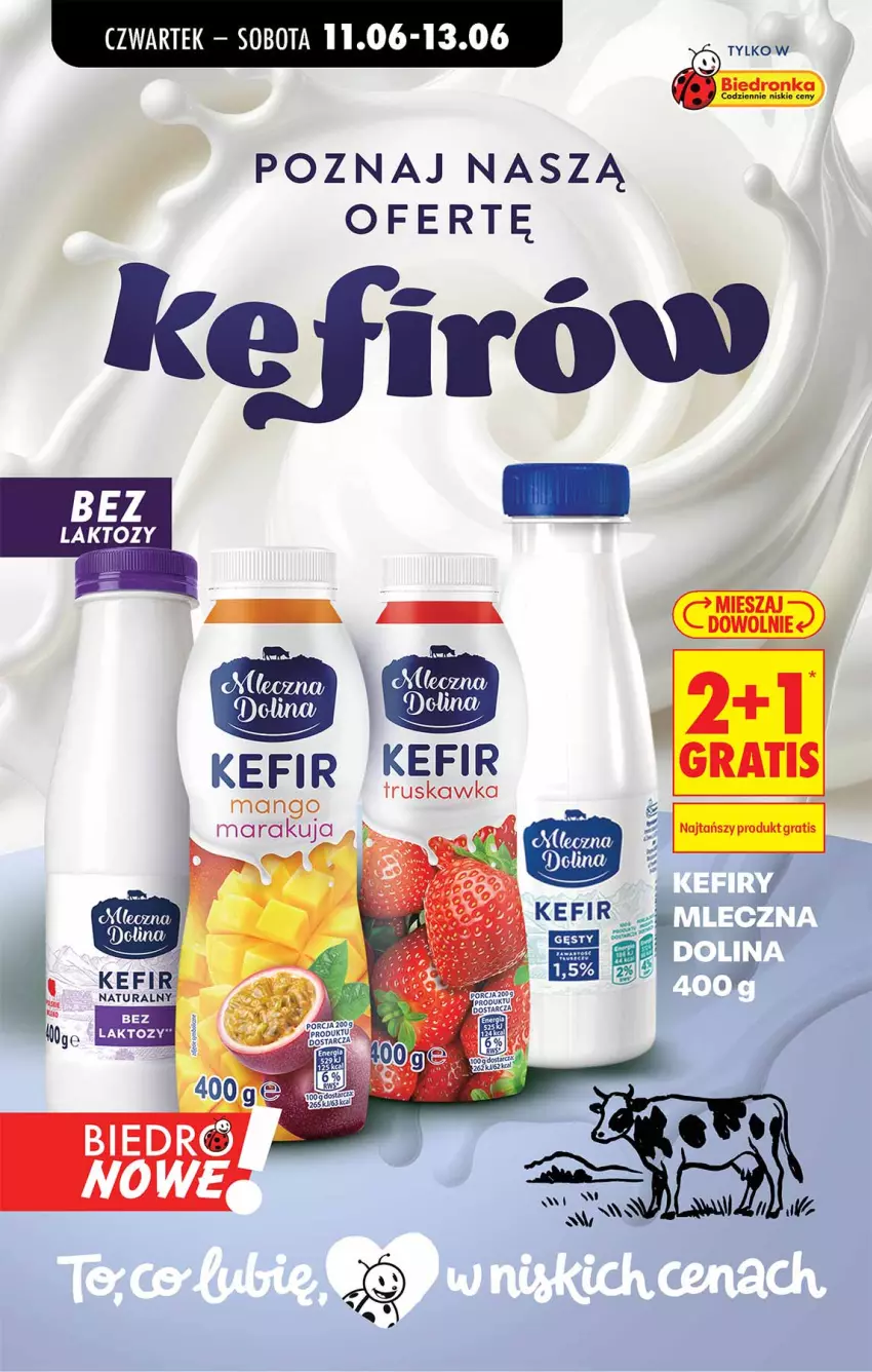 Gazetka promocyjna Biedronka - Od Czwartku - ważna 11.06 do 17.06.2026 - strona 64 - produkty: Gra, Kefir, Kefir naturalny, Mango, Por