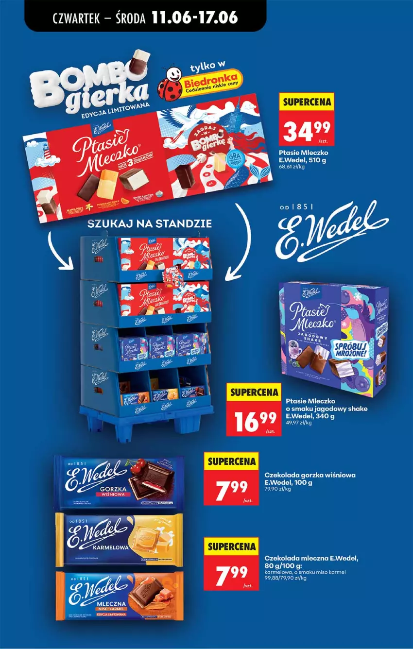 Gazetka promocyjna Biedronka - Od Czwartku - ważna 11.06 do 17.06.2026 - strona 71 - produkty: Czekolada, Czekolada gorzka, Czekolada mleczna, Mleczko, Ptasie mleczko