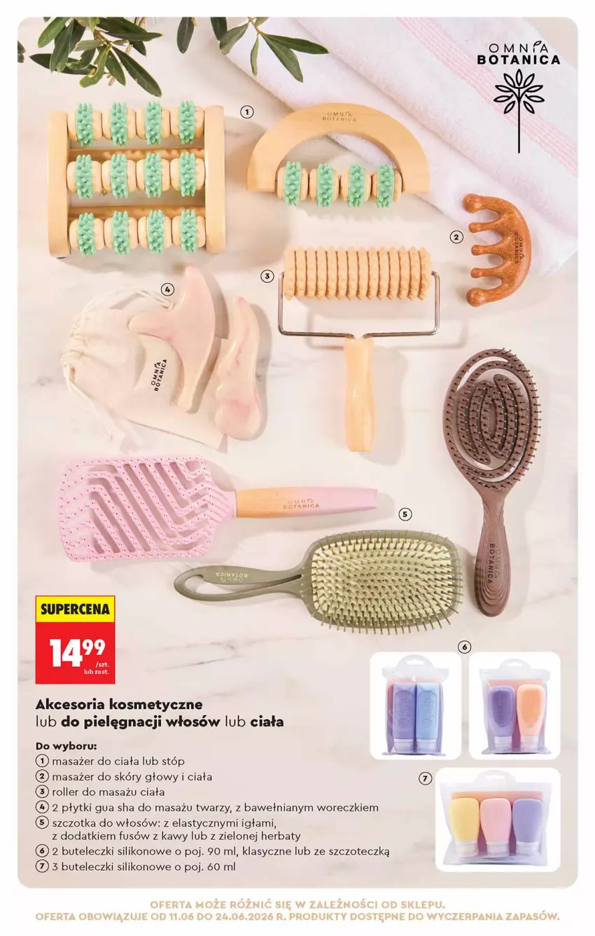 Gazetka promocyjna Biedronka - Od Czwartku - ważna 11.06 do 17.06.2026 - strona 75 - produkty: Masażer, Roller, Szczotka, Szczotka do włosów