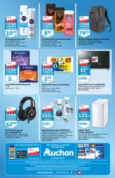 Gazetka promocyjna Auchan - Skarbonka #13 - Gazetka - ważna od 06.04 do 06.04.2022 - strona 4 - produkty: LED TV, Nivea Men, Jan Niezbędny, Pralka, Top, Ser, Por, Gra, Słuchawki, Maszynka do mielenia, Rozdrabniacz, Mikrofon, Indesit, Mikser, Plecak, Szynka, Robot, Mars, Maszynka, Płyta, Bosch, Nivea, LG, Fa