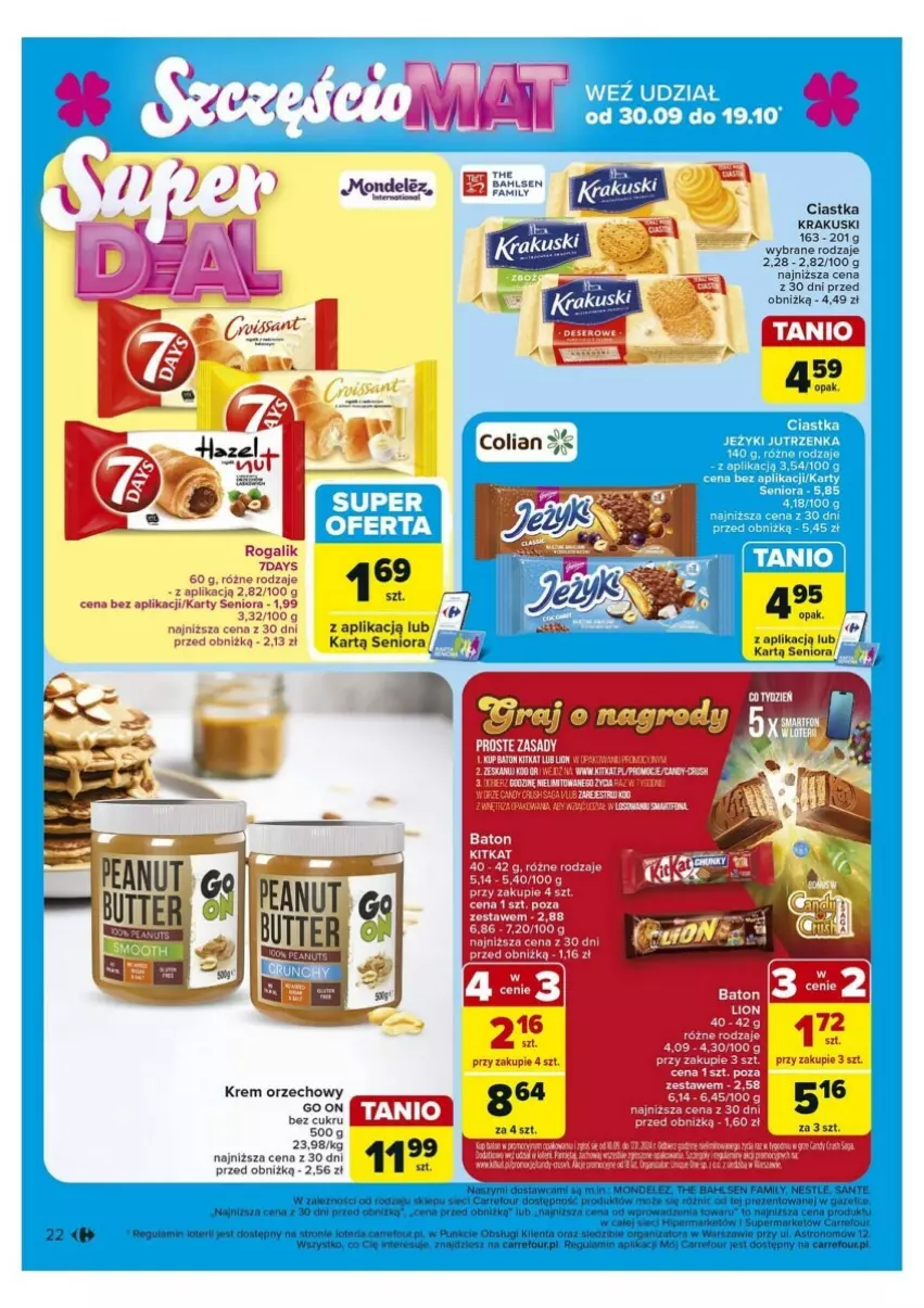 Gazetka promocyjna Carrefour - ważna 30.09 do 05.10.2024 - strona 15 - produkty: Ciastka, Fa, Rogal