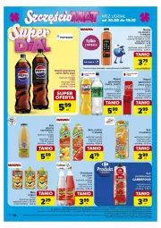 Gazetka promocyjna Carrefour - Gazetka - ważna od 05.10 do 05.10.2024 - strona 26 - produkty: Sok, Mus, AEG, Inka, Coca-Cola, Pepsi, Oranżada, Napój gazowany, Tymbark, Fanta, Kubuś, Sprite, Napój, Nektar, HP, Fa