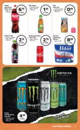 Gazetka promocyjna Odido - Gazetka - Gazetka - ważna od 09.02 do 09.02.2023 - strona 7 - produkty: Hoop, Sok, Napój energetyczny, Papier, Coca-Cola, Velvet, Ręcznik, Rolki, Napój gazowany, Kubuś, Napój, Fa