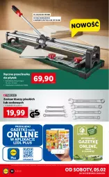 Gazetka promocyjna Lidl - GAZETKA - Gazetka - ważna od 05.02 do 05.02.2022 - strona 36 - produkty: Przecinarka, Tarcza tnąca, Zestaw kluczy