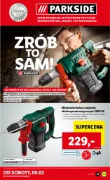 Gazetka promocyjna Lidl - GAZETKA - Gazetka - ważna od 05.02 do 05.02.2022 - strona 37 - produkty: Piec, Gra, Wiertarka, Walizka, Tarka, Młot, Młotowiertarka
