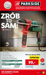 Gazetka promocyjna Lidl - GAZETKA - Gazetka - ważna od 05.02 do 05.02.2022 - strona 39 - produkty: Piec, Wiertarka, Walizka, Tarka, Wiertarka udarowa