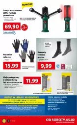 Gazetka promocyjna Lidl - GAZETKA - Gazetka - ważna od 05.02 do 05.02.2022 - strona 42 - produkty: Sok, Por, Gry, Karp, Klej, Rękawice, Mola, Powerbank, Lampa, Rękawice robocze