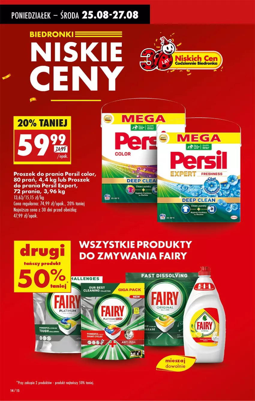 Gazetka promocyjna Biedronka - Od Poniedziałku - ważna 25.08 do 30.08.2025 - strona 18 - produkty: Fa, Fairy, Koc
