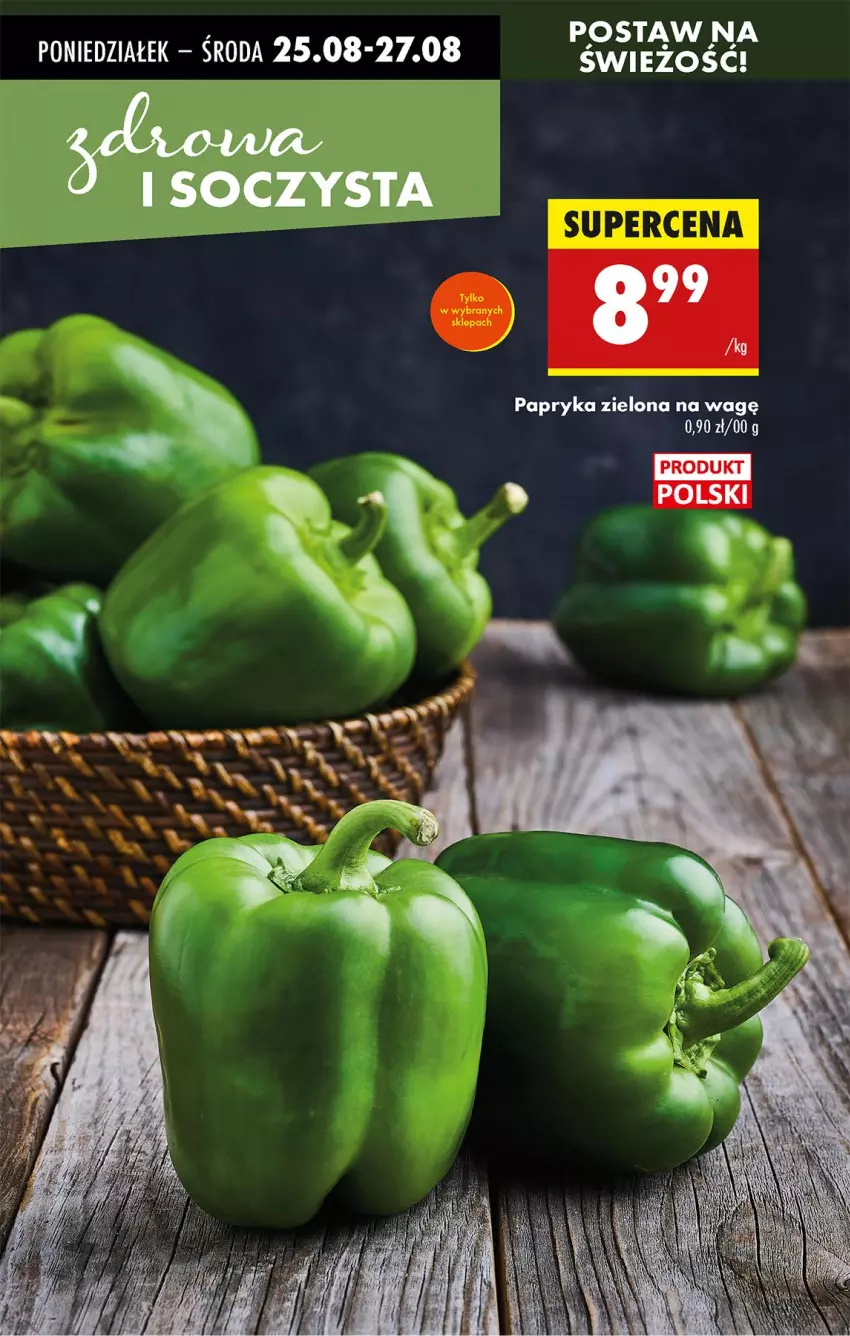 Gazetka promocyjna Biedronka - Od Poniedziałku - ważna 25.08 do 30.08.2025 - strona 26 - produkty: Papryka