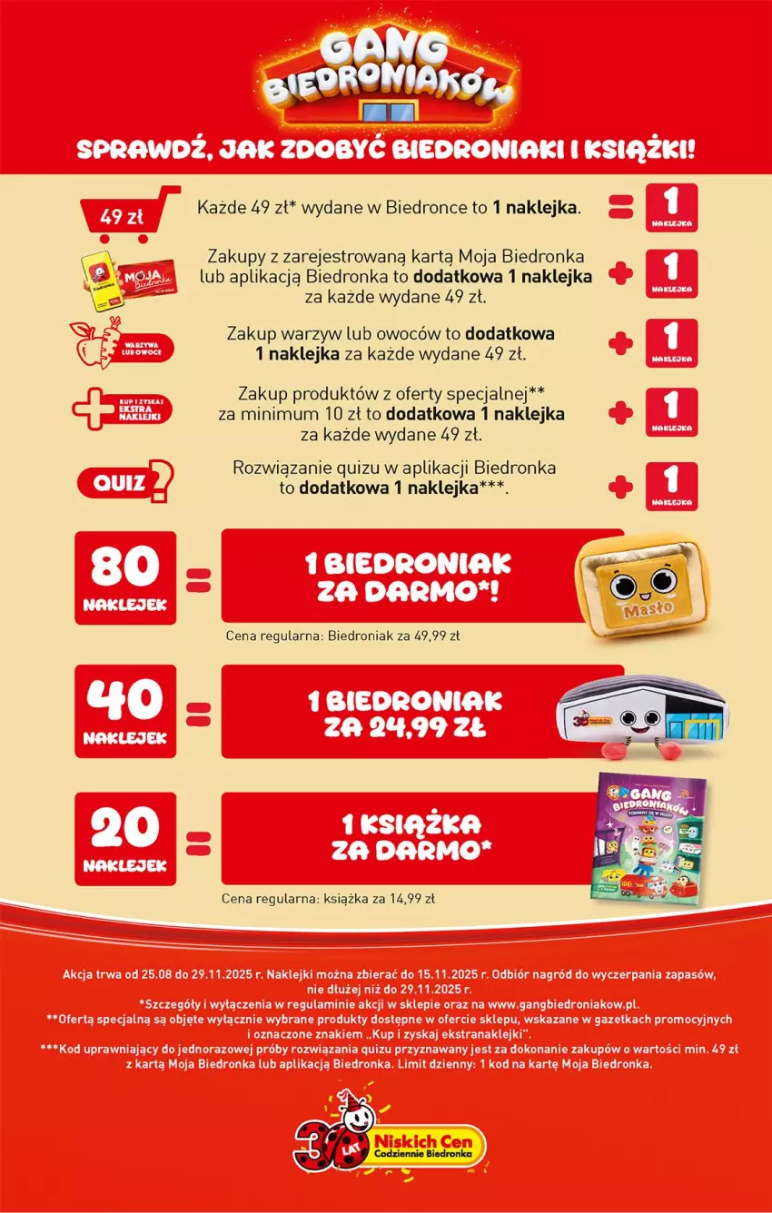 Gazetka promocyjna Biedronka - Od Poniedziałku - ważna 25.08 do 30.08.2025 - strona 35 - produkty: Klej, Książka, Quiz