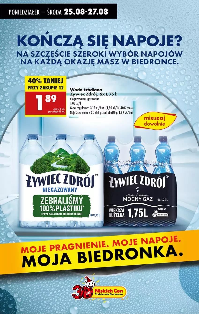 Gazetka promocyjna Biedronka - Od Poniedziałku - ważna 25.08 do 30.08.2025 - strona 66 - produkty: Fa, LANA, Napoje, Woda