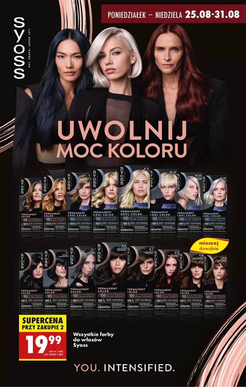 Gazetka promocyjna Biedronka - Od Poniedziałku - ważna 25.08 do 30.08.2025 - strona 76 - produkty: Fa, Figi, Mysz, Syoss