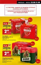 Gazetka promocyjna Biedronka - Od Poniedziałku - Gazetka - ważna od 30.08 do 30.08.2025 - strona 15 - produkty: Piwa, Piwo, Gra, Warka
