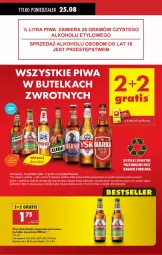 Gazetka promocyjna Biedronka - Od Poniedziałku - Gazetka - ważna od 30.08 do 30.08.2025 - strona 17 - produkty: Piwa, Piwo, Por, Gra, Kasztelan, Sito, Goal