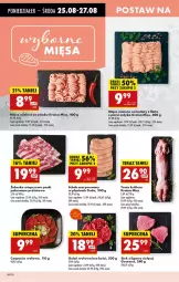 Gazetka promocyjna Biedronka - Od Poniedziałku - Gazetka - ważna od 30.08 do 30.08.2025 - strona 30 - produkty: Mięso mielone, Carpaccio, Stek, Tera, Tusz, Duda, Kotlet, Mięso