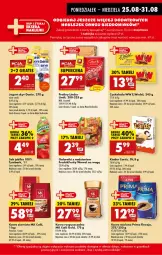Gazetka promocyjna Biedronka - Od Poniedziałku - Gazetka - ważna od 30.08 do 30.08.2025 - strona 37 - produkty: Kawa rozpuszczalna, Sok, Kawa ziarnista, Jogurt, Praliny, Lindor, Kawa mielona, Kawa, Wawel, Czekolada, Prima, Galaretki, Tymbark, Danio, Gala, Kinder, Lindt