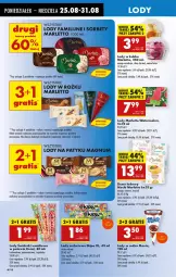 Gazetka promocyjna Biedronka - Od Poniedziałku - Gazetka - ważna od 30.08 do 30.08.2025 - strona 52 - produkty: Ser, Gra, Lody, Owoce, Deser, Mango, Melon, Monte, Fa