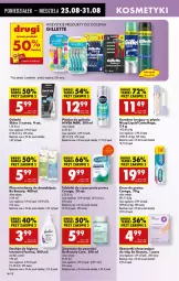 Gazetka promocyjna Biedronka - Od Poniedziałku - Gazetka - ważna od 30.08 do 30.08.2025 - strona 74 - produkty: Makijaż, Nivea Men, Emulsja, Corega, Tablet, Płyn micelarny, Karp, Pianka do golenia, Skarpetki, Zmywacz do paznokci, Gillette, Be Be, Niuqi, Nivea