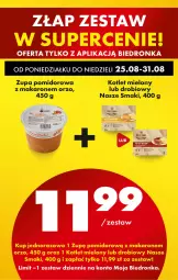 Gazetka promocyjna Biedronka - Od Poniedziałku - Gazetka - ważna od 30.08 do 30.08.2025 - strona 86 - produkty: Makaron, Zupa, Zupa pomidorowa, Kotlet