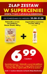 Gazetka promocyjna Biedronka - Od Poniedziałku - Gazetka - ważna od 30.08 do 30.08.2025 - strona 87 - produkty: Naleśniki, Ser, Jogurt, Jogurt pitny