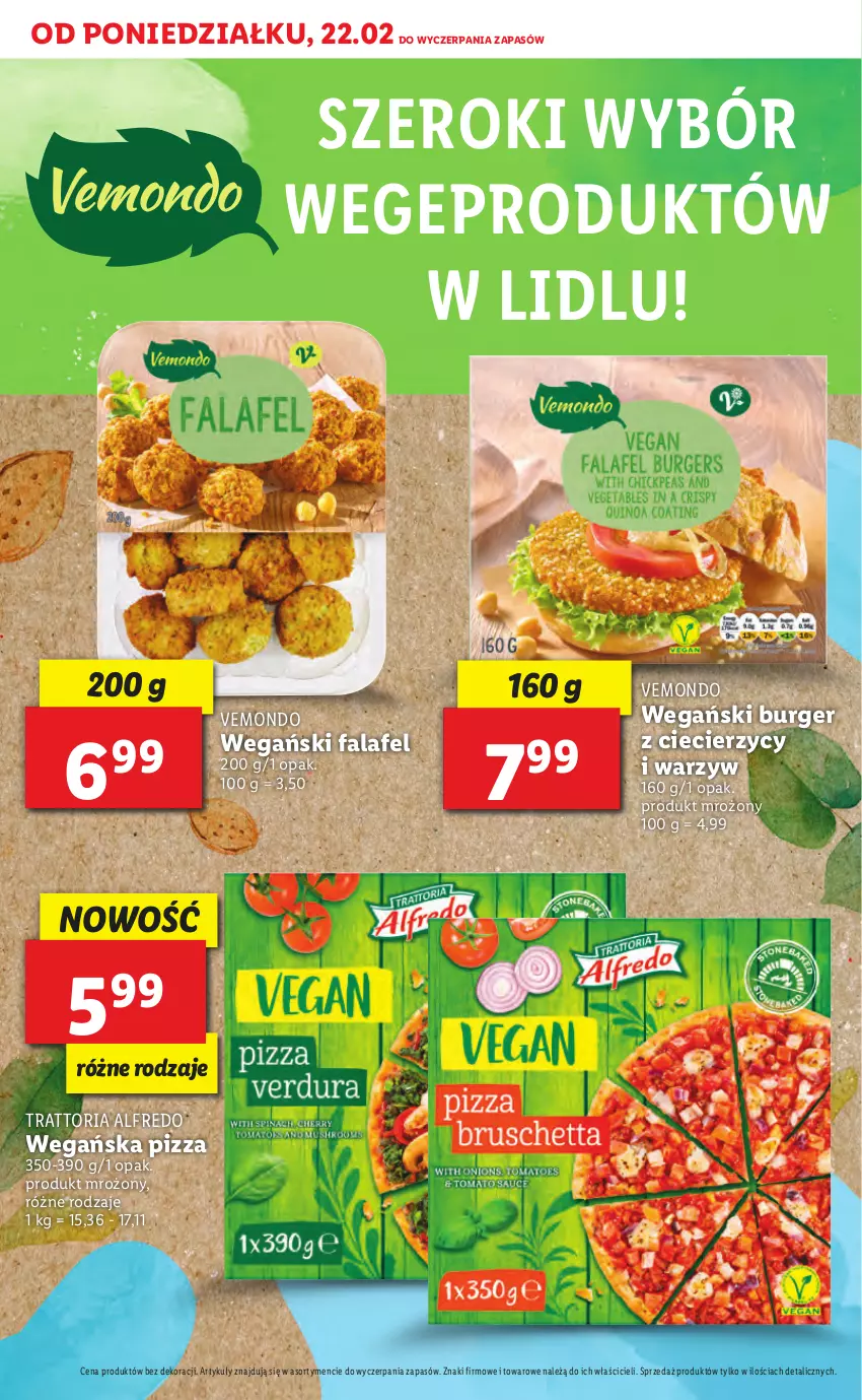 Gazetka promocyjna Lidl - TYDZIEŃ BIOHATERSKI - ważna 22.02 do 27.02.2021 - strona 24 - produkty: Burger, Fa, Pizza