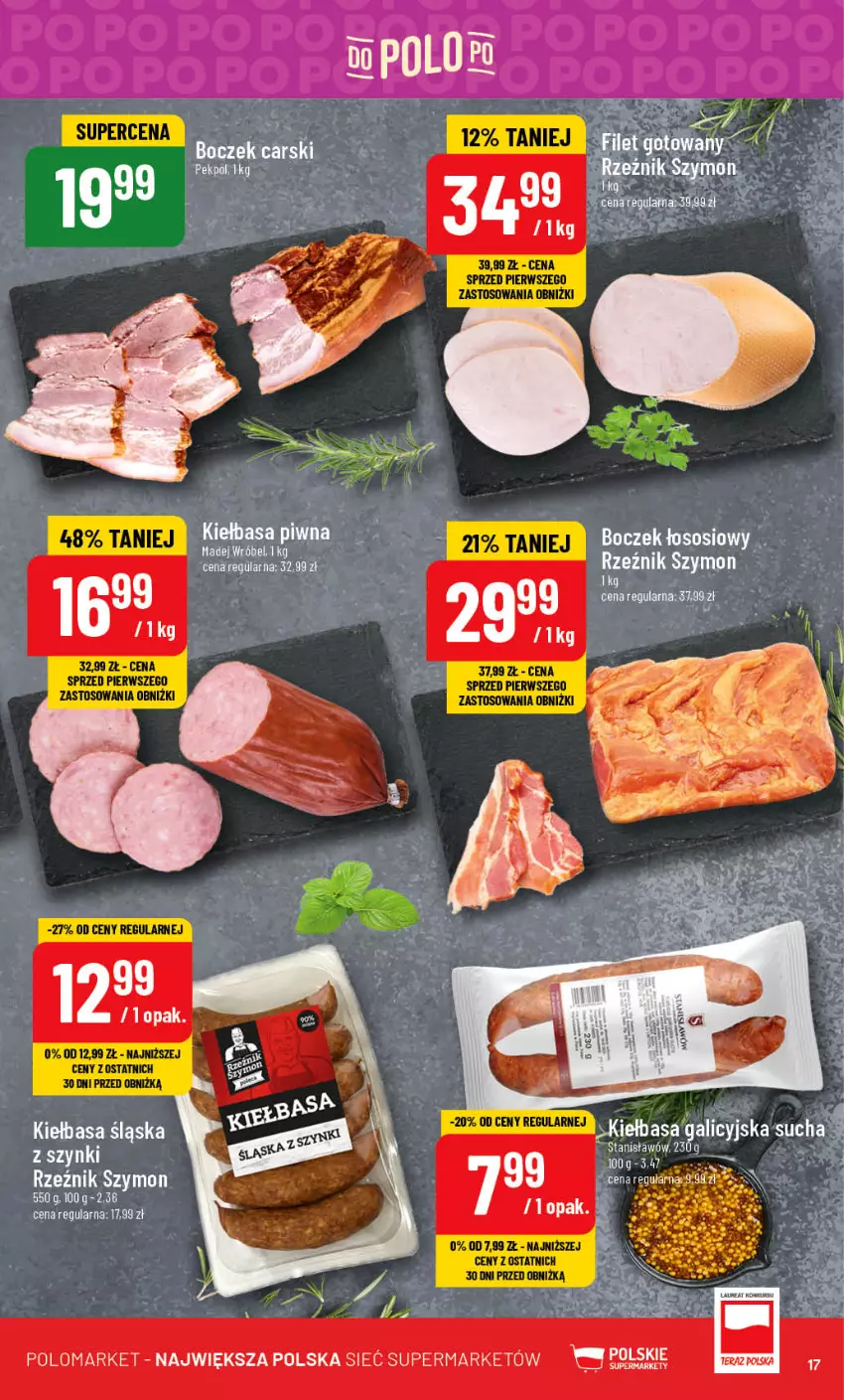 Gazetka promocyjna PoloMarket - Gazetka pomocyjna - ważna 27.09 do 03.10.2023 - strona 17 - produkty: Kiełbasa, Kiełbasa śląska